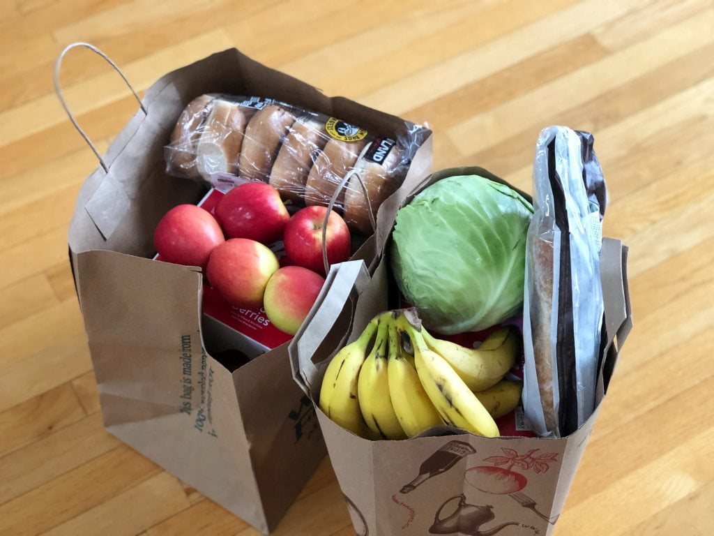 bag of food